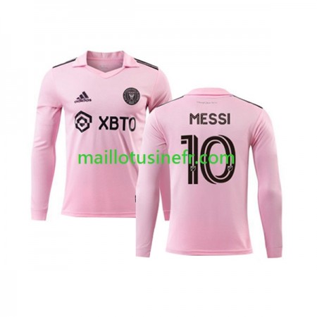 Maillot de Foot Inter Miami Lionel Messi 10 Domicile 2023-24 Manches Longues Maillot de Foot Inter Miami Lionel Messi 10 Domicile 2023-24 Manches Longues